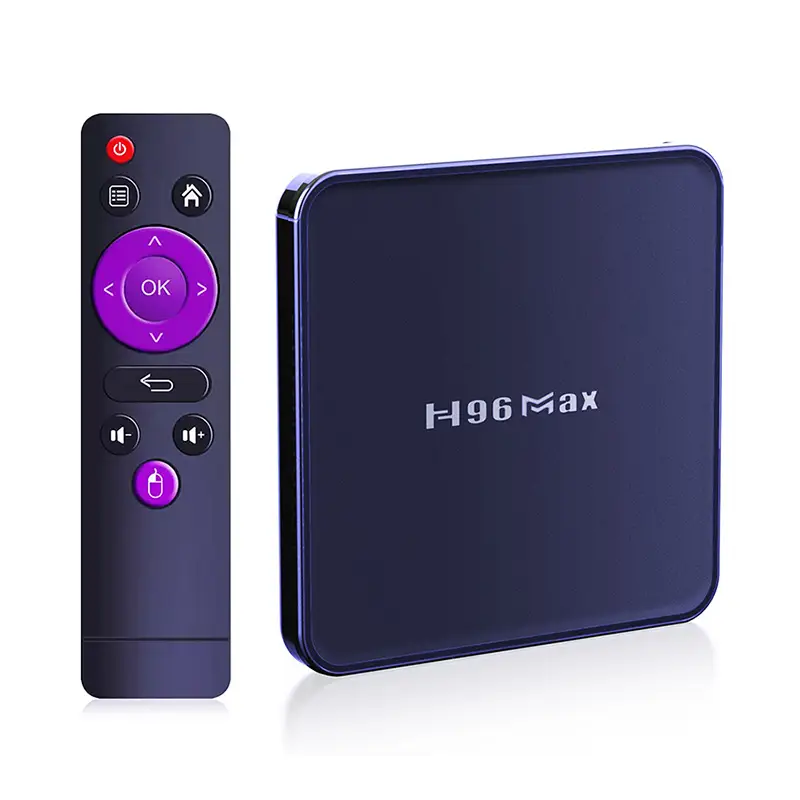 اندرویدباکس H96 MAX V12 رم 4G – پردازنده 64G